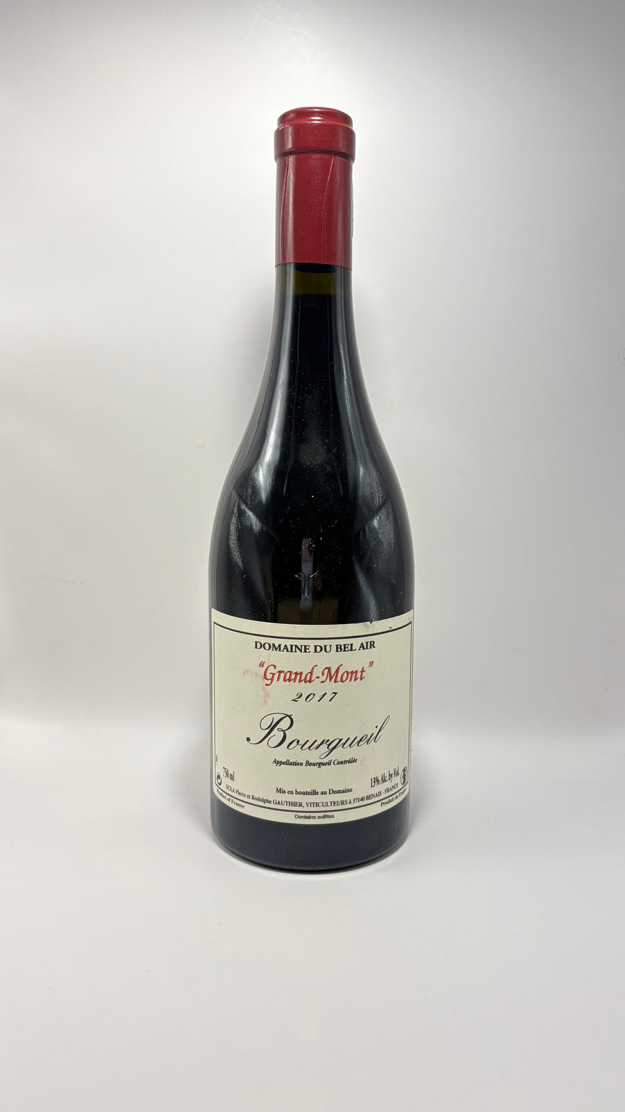 Bel Air Gauthier Père et Fils 'Grand-Mont' Bourgueil 2017