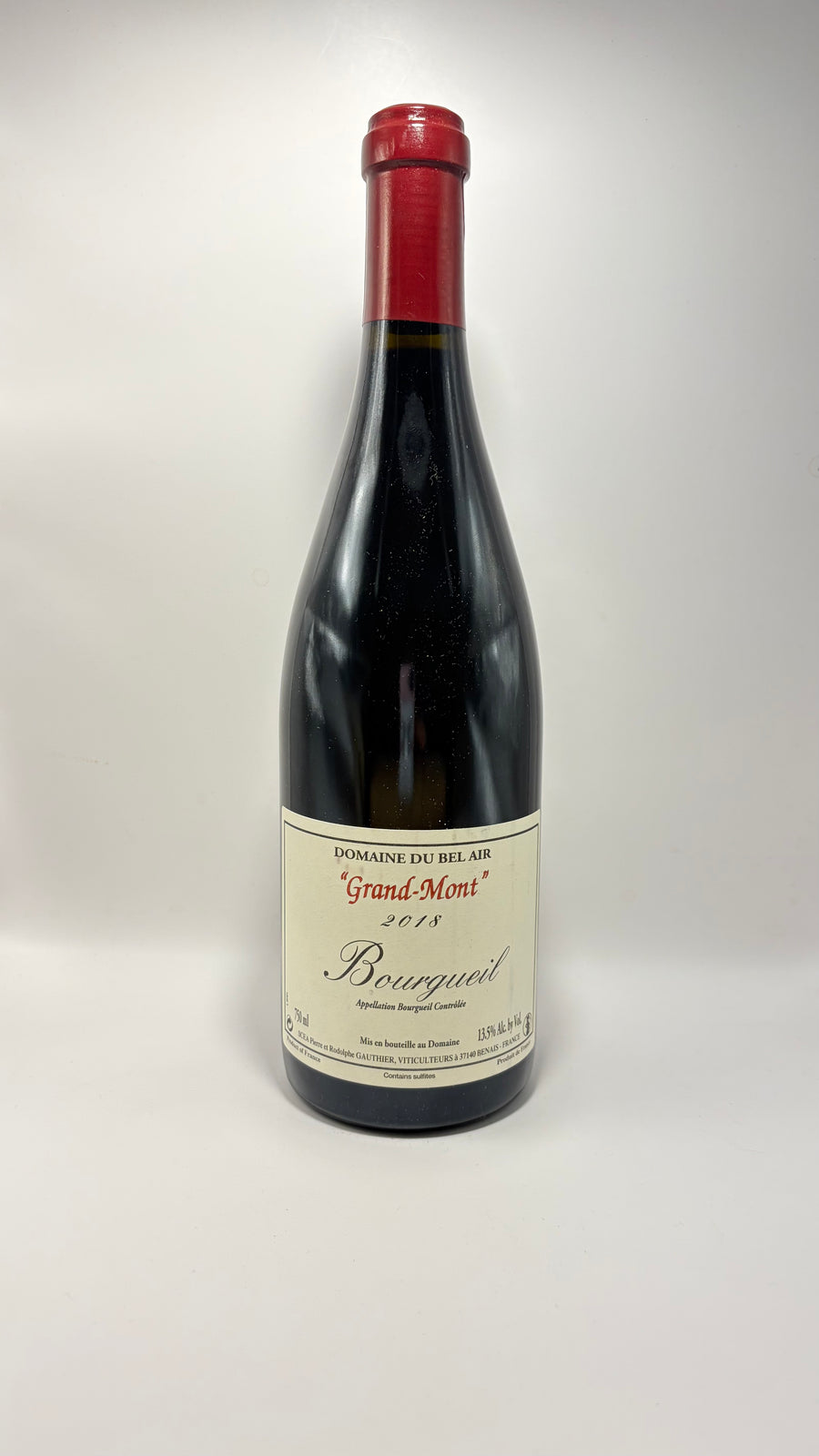 Bel Air Gauthier Père et Fils 'Grand-Mont' Bourgueil 2018