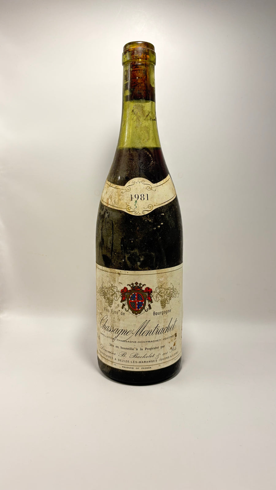 Bertrand Bachelet	Chassagne-Montrachet 1986